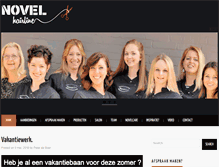 Tablet Screenshot of novelhairline.nl